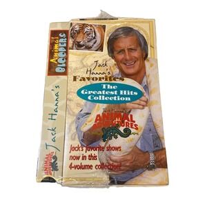 New Jack Hanna's Favorites Animal Adventures & Animal Bloopers Vhs Sealed X5 NIB